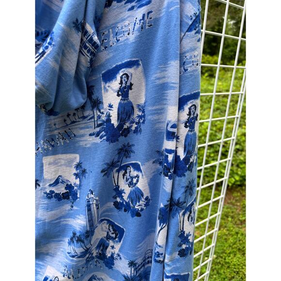 POLO RALPH LAUREN MEN'S ALOHA HAWAII BEACH FLORAL PRINT COTTON HOODIE XL TG - Picture 2 of 4